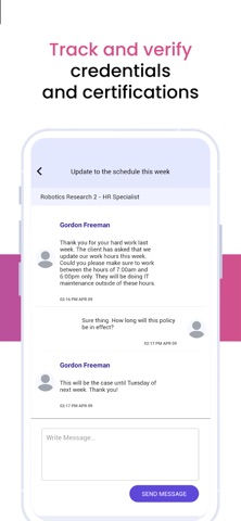 Staftr | Contractor Staffing iPhone screenshot