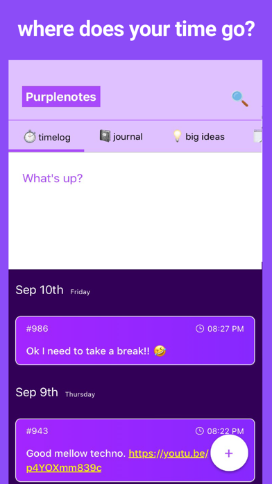 Purplenotes Screenshot