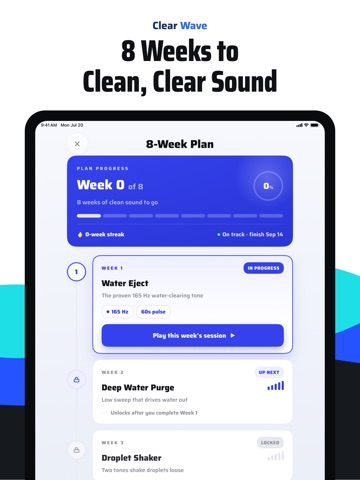 Clear wave | Speaker Cleaner iPad screenshot 8