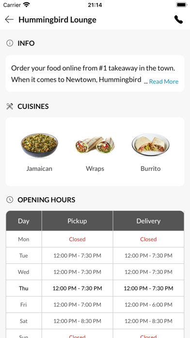 Hummingbird Lounge Screenshot