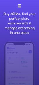 Esimy - eSIM Travel Data Plans screenshot