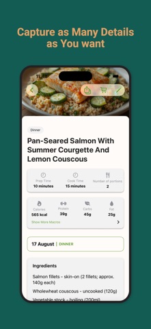 Meal Planner & Grocery List iPhone screenshot 7