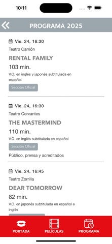 Semana de Cine de Valladolid screenshot
