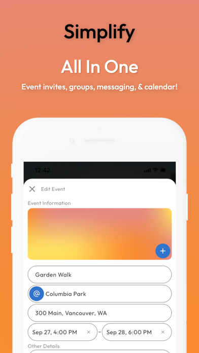 Atly: Easy Invites iPhone screenshot 6 - Social Networking app