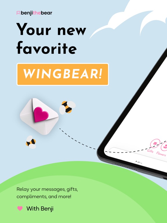 Benji the Bear iPad screenshot 1 - Social Networking app