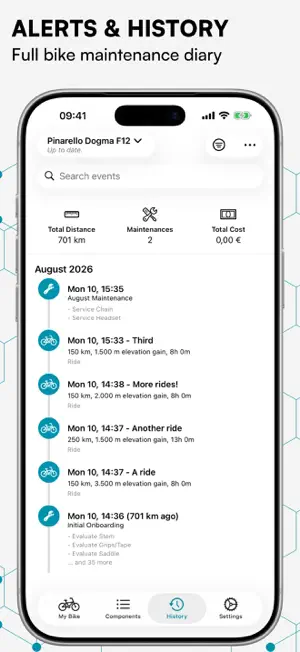BikeVet: Bike Maintenance screenshot 4