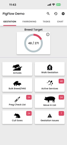PigFlow iPhone screenshot