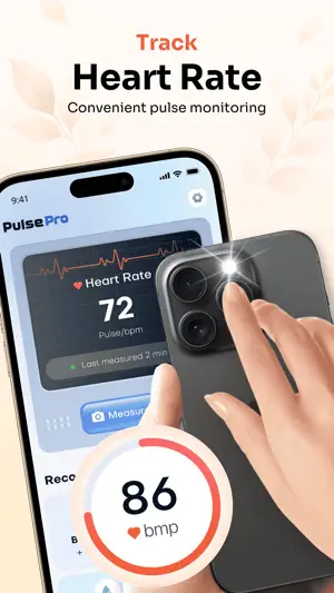 PulsePro:heart&blood monitor screenshot 1
