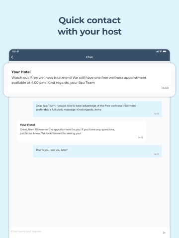 Gastfreund: Your Guest App iPad screenshot