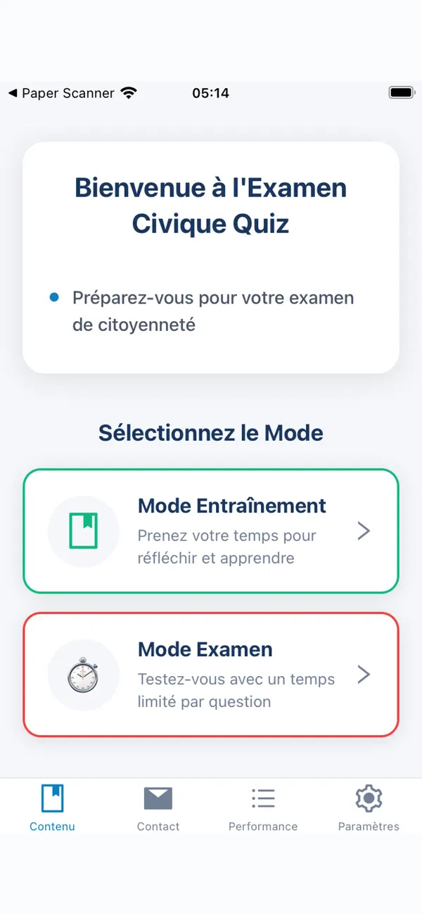 Screenshot #2 pour Examen Civique Quiz