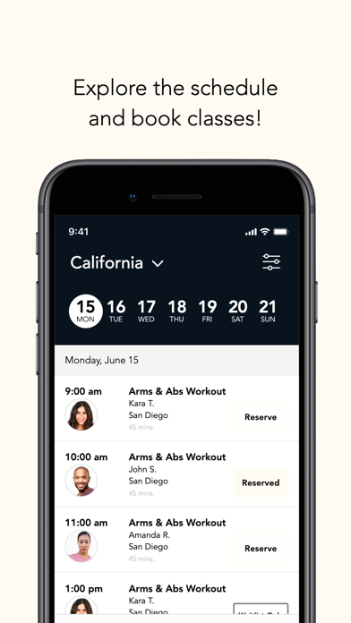 SESH Studio iPhone screenshot 3 - Health & Fitness app