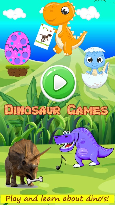 Screenshot #1 pour Dinosaur Games For Kids - FULL