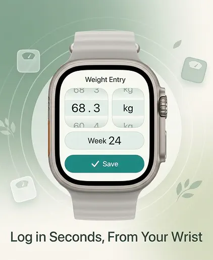 Screenshot #3 pour Mommy Weight: Bump Tracker