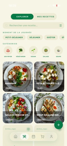 MealPlanner - Recettes & Repas iPhone screenshot