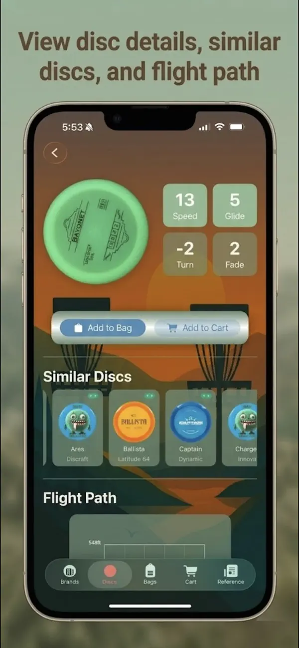 Screenshot #3 pour MyDiscGolfBag