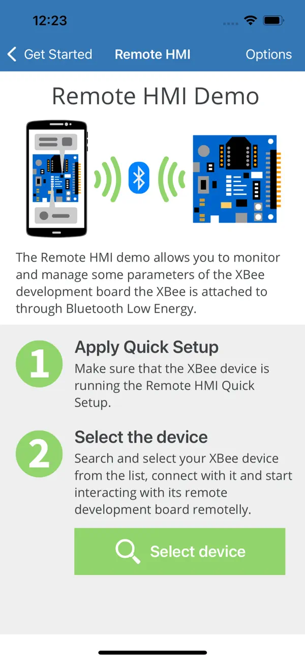 Screenshot #2 pour Digi XBee Mobile