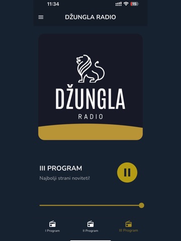 Džungla Radio iPad screenshot