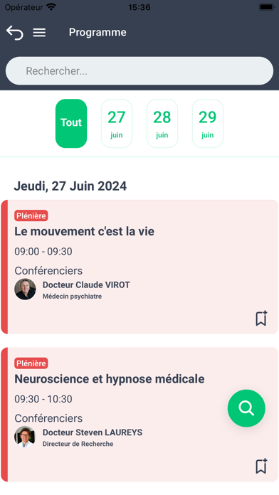 Congrès Hypnose & Douleur 24 Screenshot