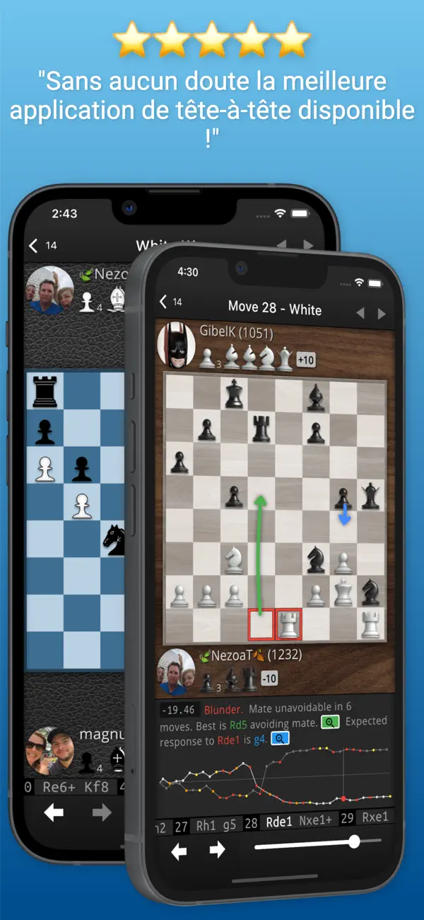 Screenshot #1 pour SocialChess • Échecs en ligne