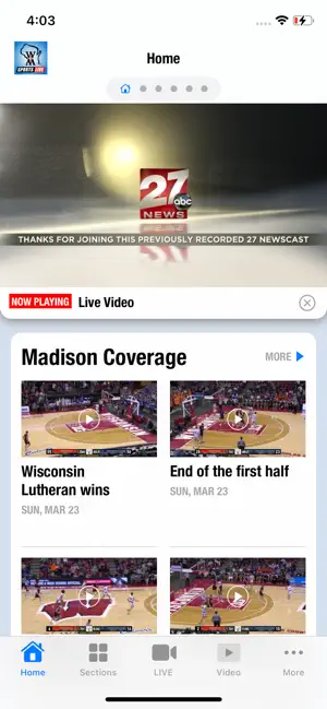 WIAA Sports Live screenshot 1