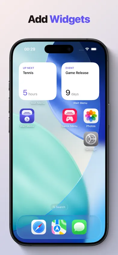 Wait Menu screenshot 2