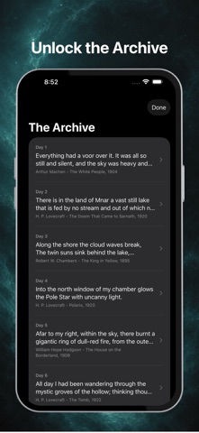 Void: Eldritch Daily Horror iPhone screenshot