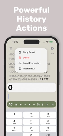Clear Calc – Native Calculator screenshot
