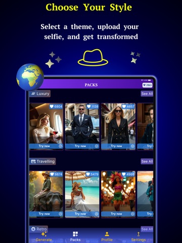 AI Photo Generator By Face Pic iPad screenshot