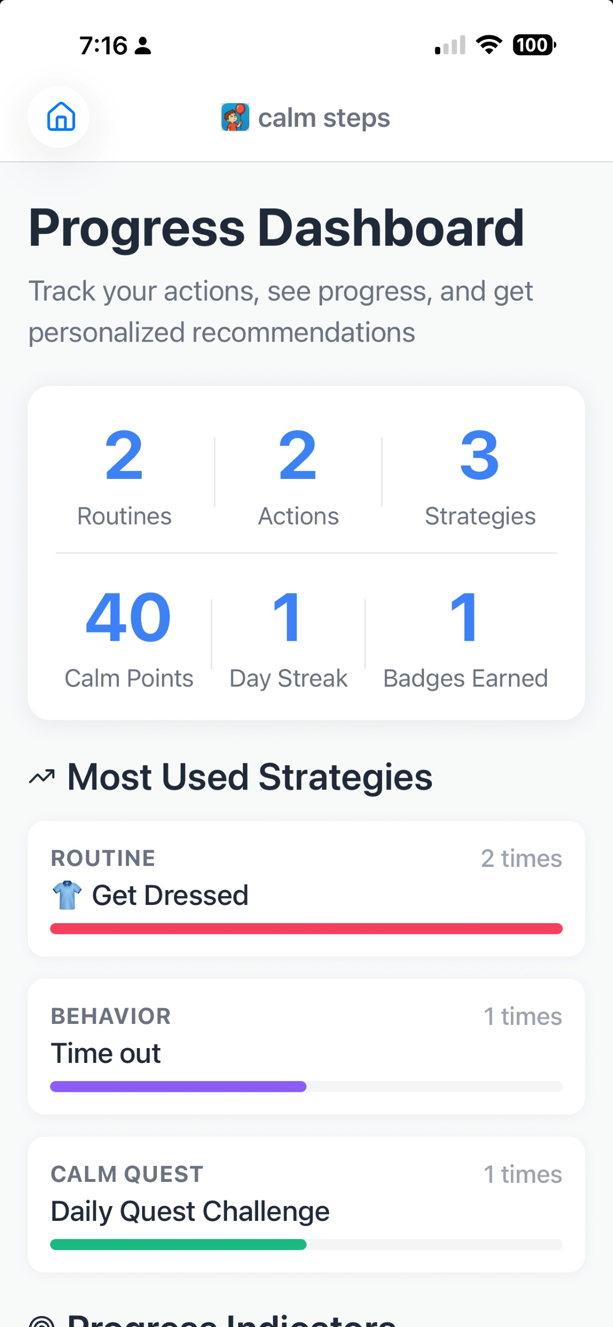 Calm Steps