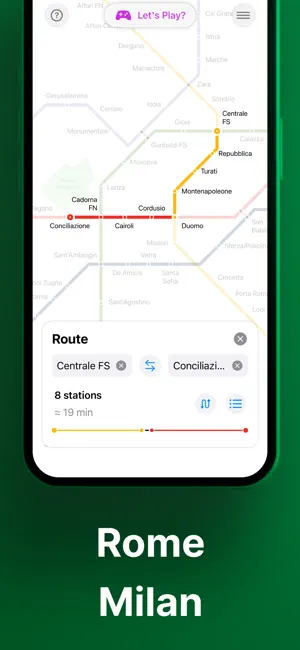 Metro Italy: Offline City Map screenshot 2