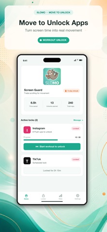 SloMo: App Blocker & Fitness screenshot
