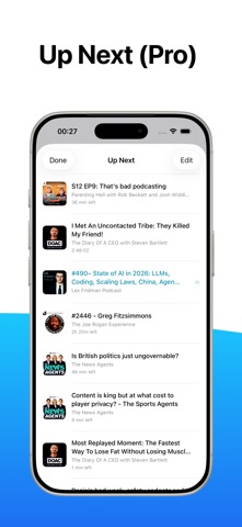 FluidCast: Podcast Player screenshot