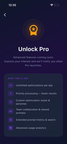 Prompt Optimizer Screenshot 6 of 6