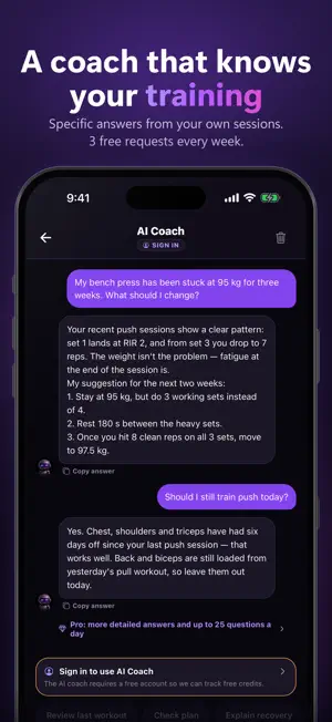 LiftAxis: Gym Workout Tracker screenshot 2