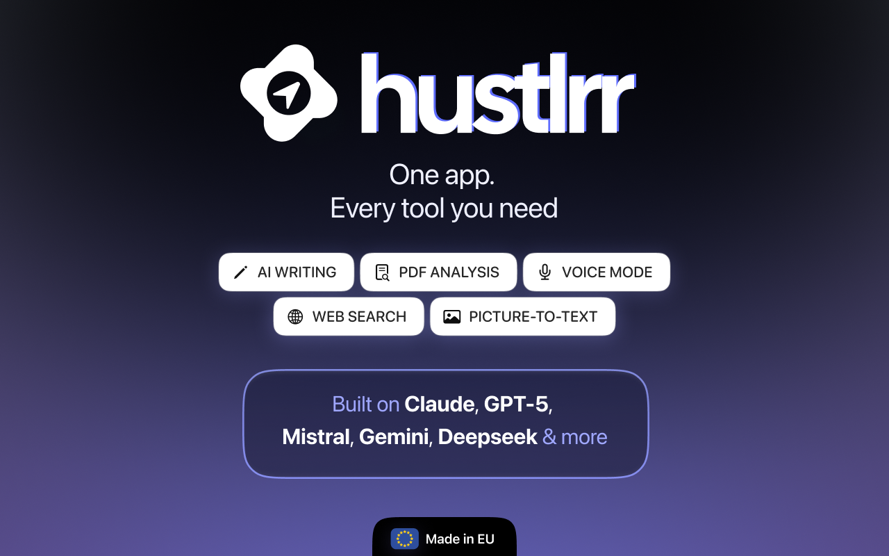 hustlrr - Question AI Chat