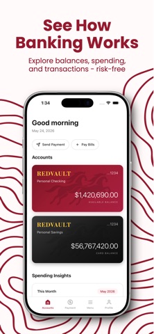 MockBank - Practice Banking Screenshot 1 of 8