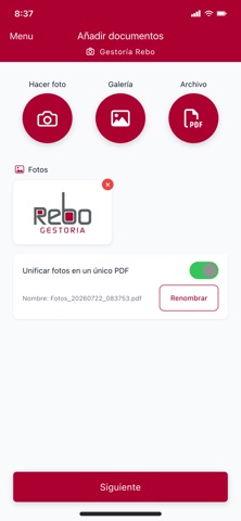 GESTORÍA REBO screenshot