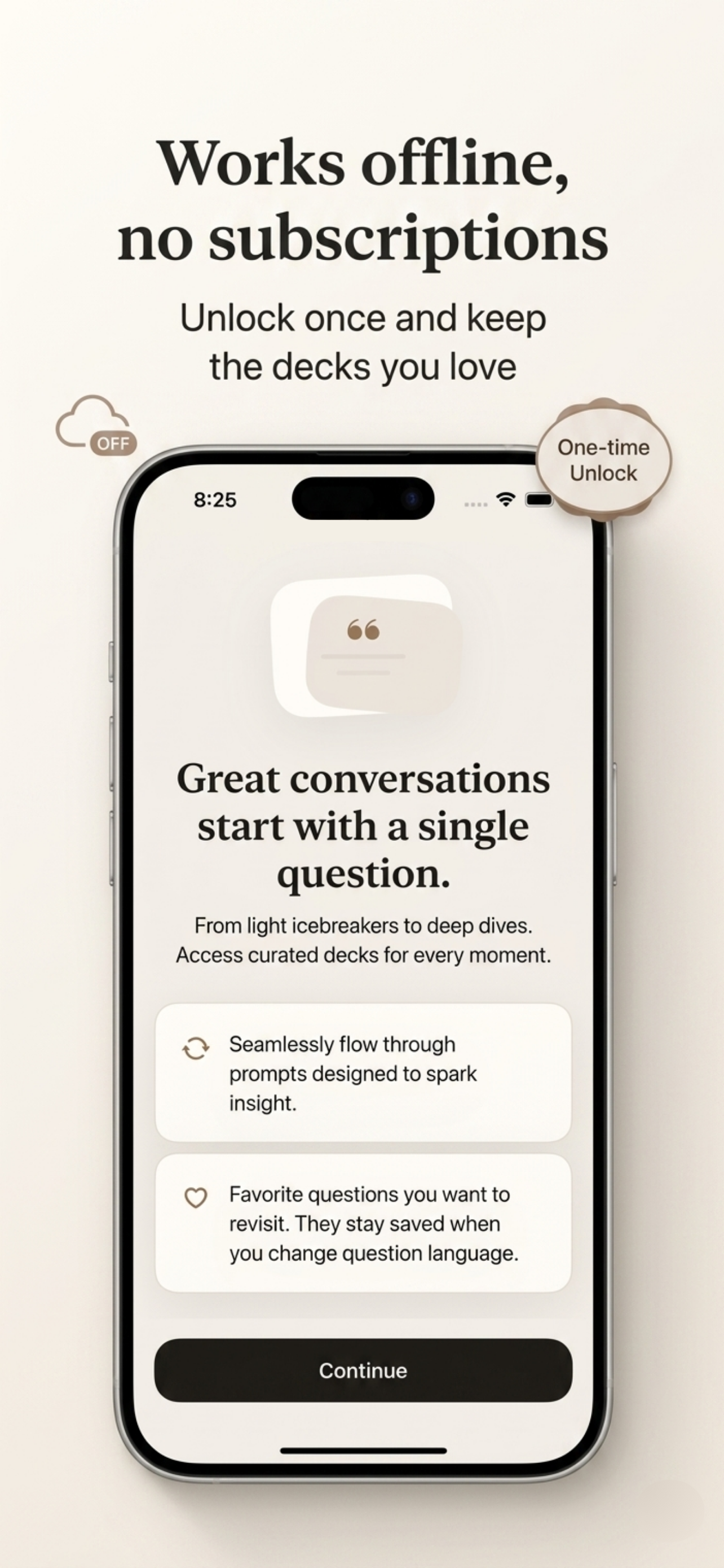 Deep Conversation Starters