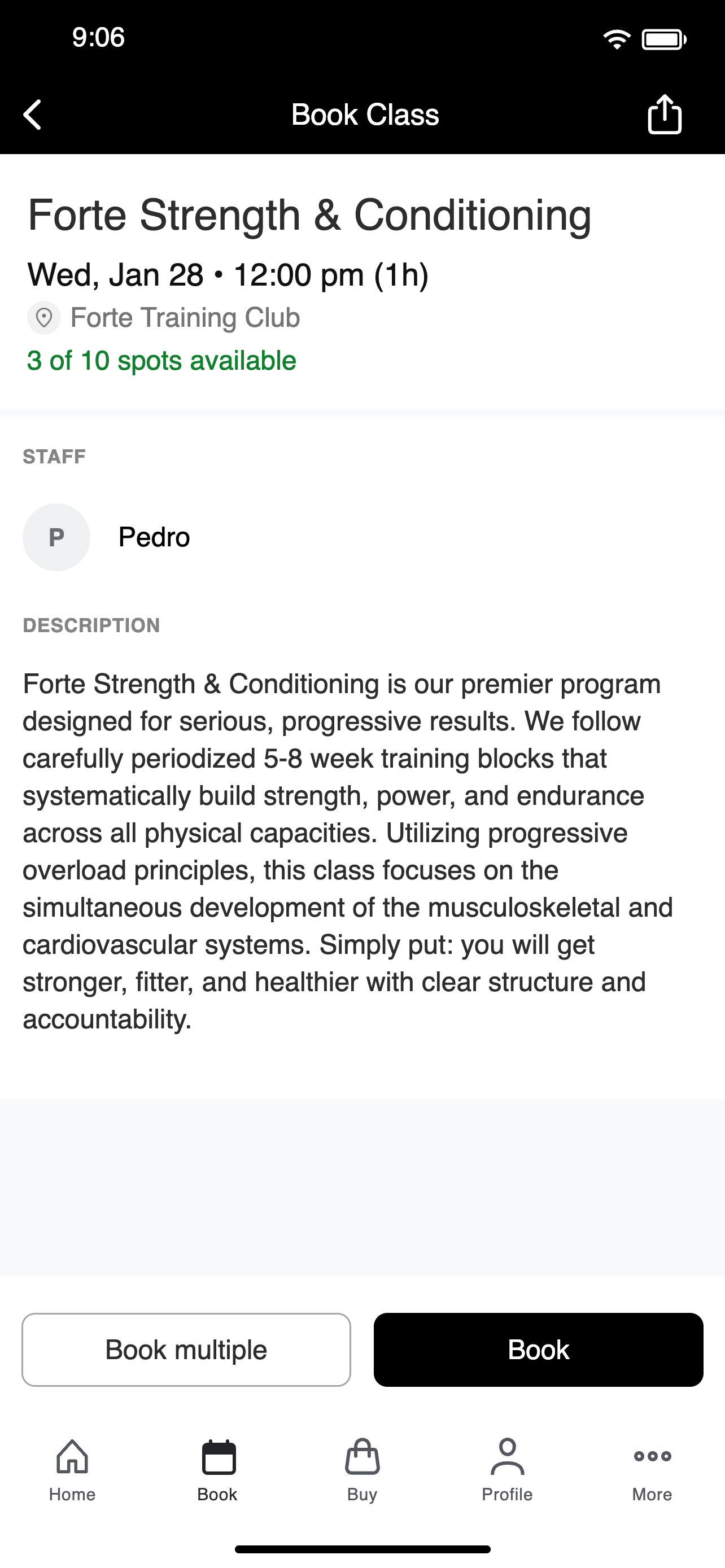 FORTE TRAINING screenshot 3