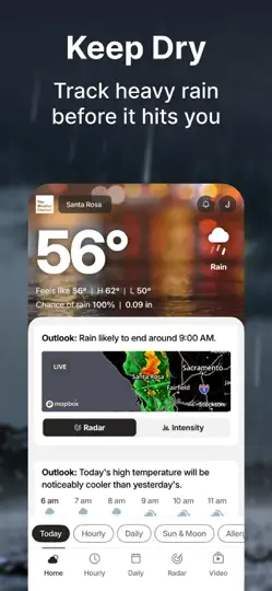 The Weather Channel: Værvarsel iPhone-skjermbilde 1