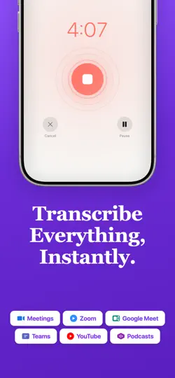 Скриншот Whynote Транскрибация, Заметки на iPhone 1