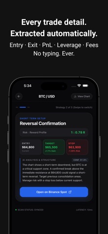 Trade Snap: AI Crypto Scanner Screenshot 2 of 5