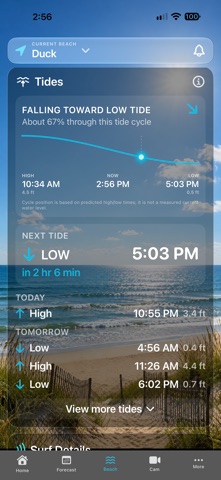 OBX Beach & Weather app screenshot 2