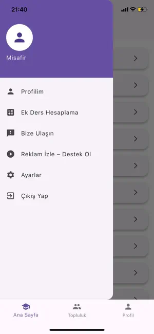 DersYolum Öğretmen screenshot 2
