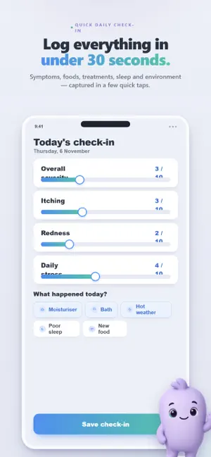 Patternly -Kids Eczema Tracker screenshot 3