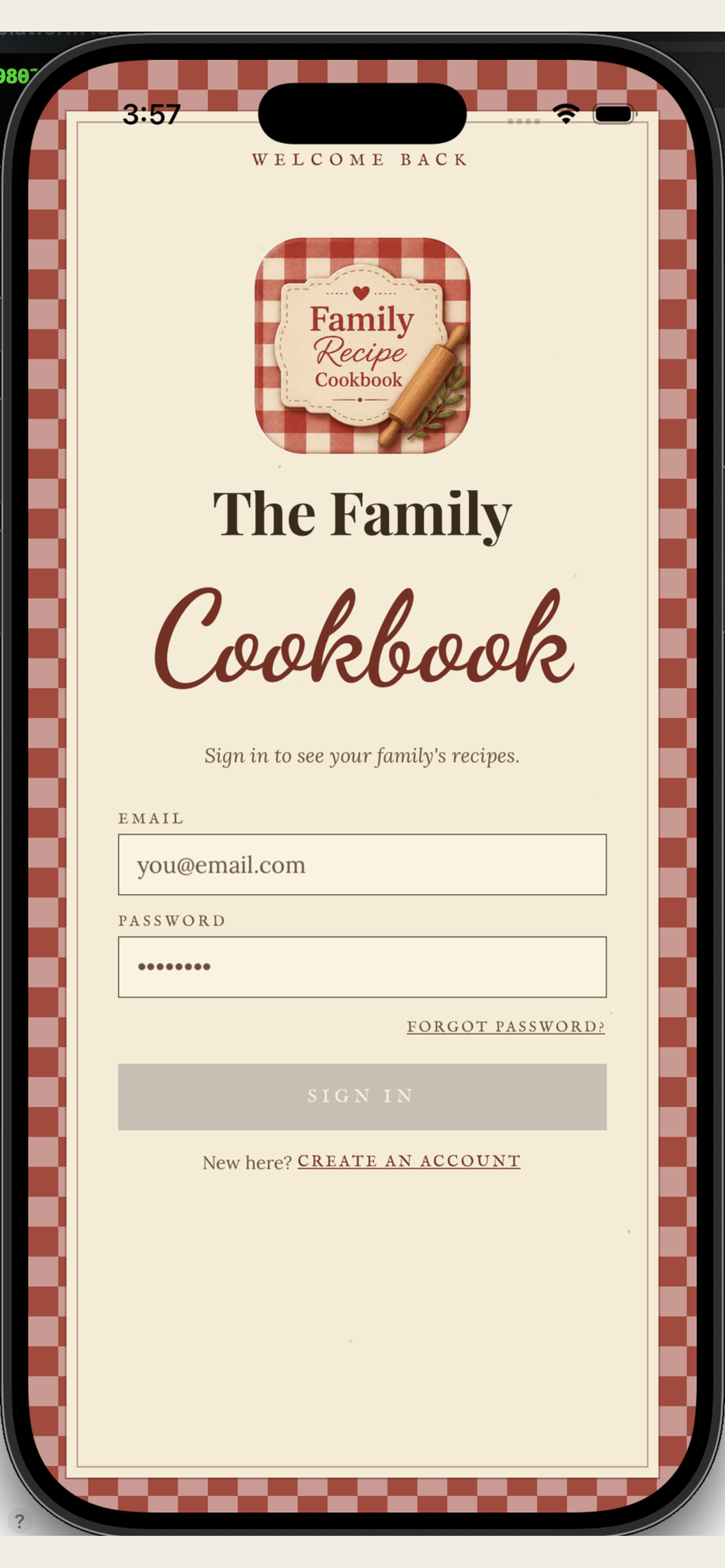 Family Recipe Cookbook