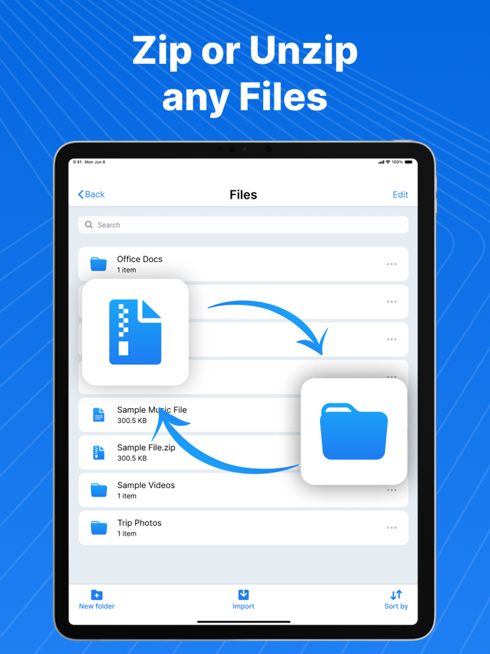 Zip  RAR Extractor - Unzip 7z