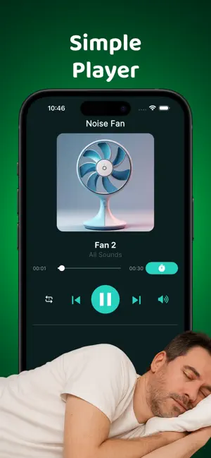 Sleep Fan: White Noise Sounds screenshot 2