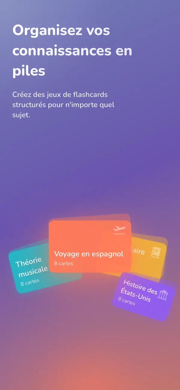 Screenshot #2 pour Cramly: créez des flashcards!