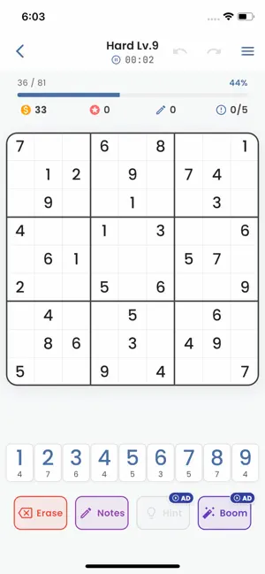 SudokuNumLogic screenshot 3